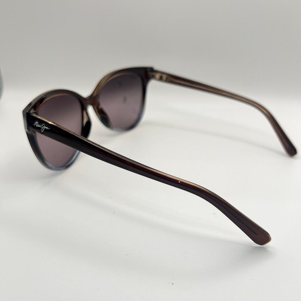 Maui Jim Olu Olu MJ537-01F Sunglasses Brown Blue READ DESC 57-17 - Picture 8 of 11